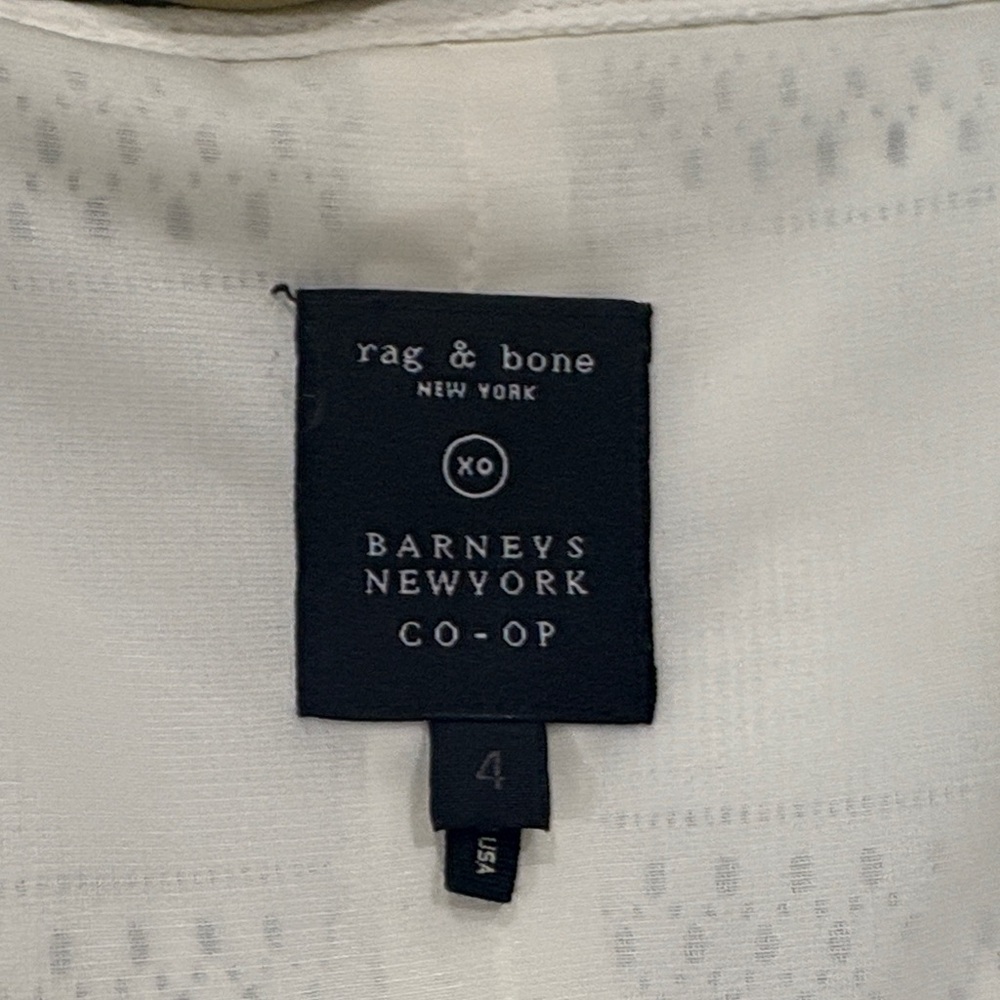 rag & bone Cream Textured Mini Dress - Picture 6 of 7